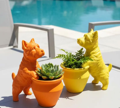 🐶🐶Westie Dog Planter Pot