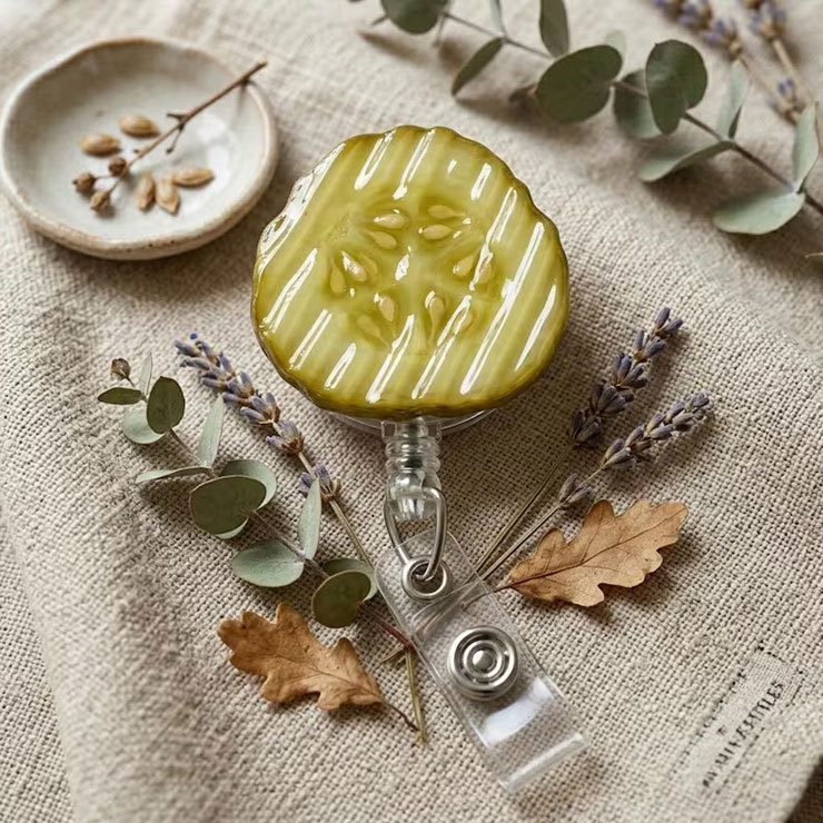 😄Funny Pickle Badge Reel🥒🥒