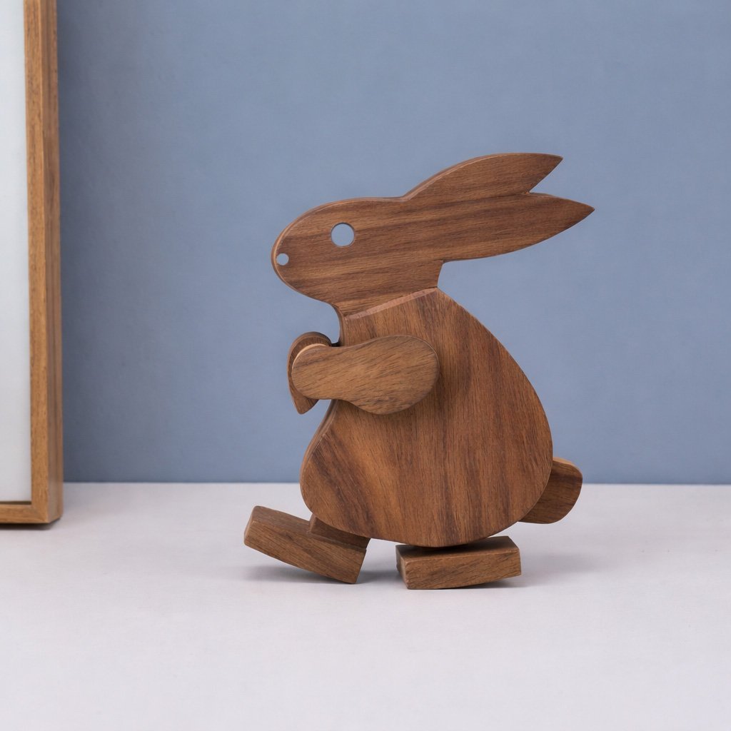 Handmade Walking Wooden Animals