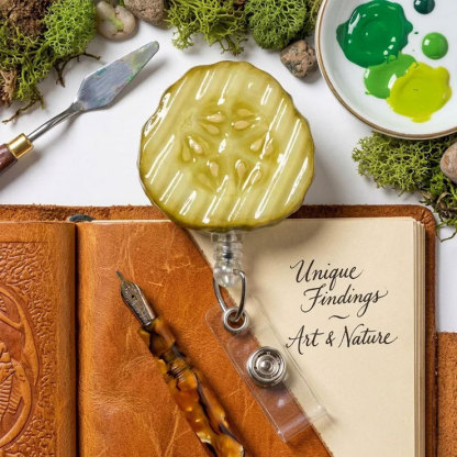 😄Funny Pickle Badge Reel🥒🥒