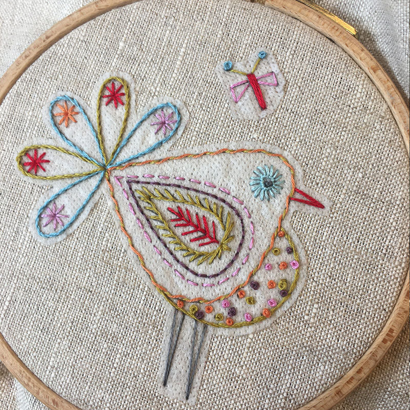 Water soluble embroidery transfers