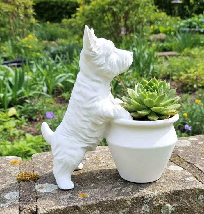 🐶🐶Westie Dog Planter Pot