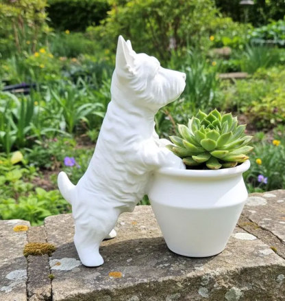 🐶🐶Westie Dog Planter Pot