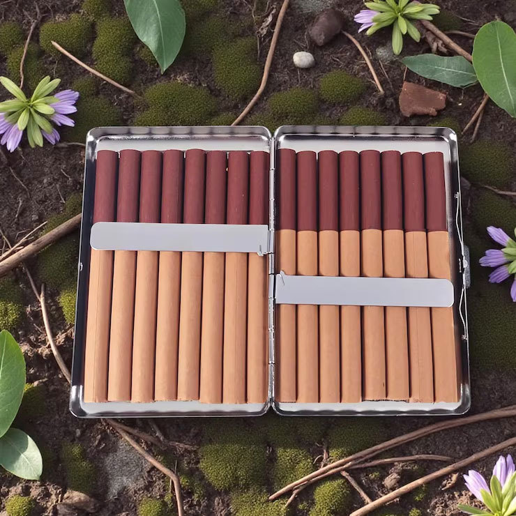 🧚🧚Vintage Fairy Cigarette Case & Business Card Holder