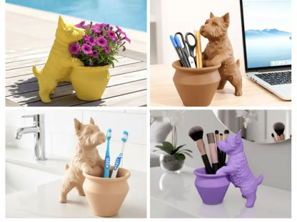 🐶🐶Westie Dog Planter Pot