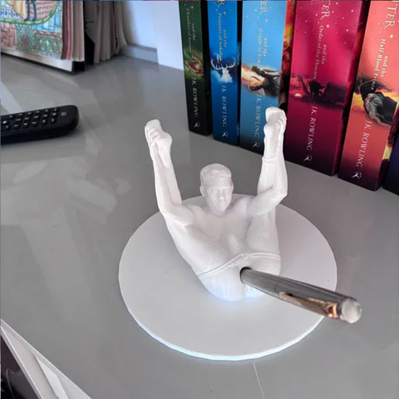 Funny Muscle Man Pen Holder