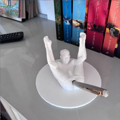 Funny Muscle Man Pen Holder