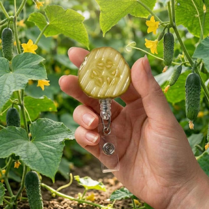 😄Funny Pickle Badge Reel🥒🥒