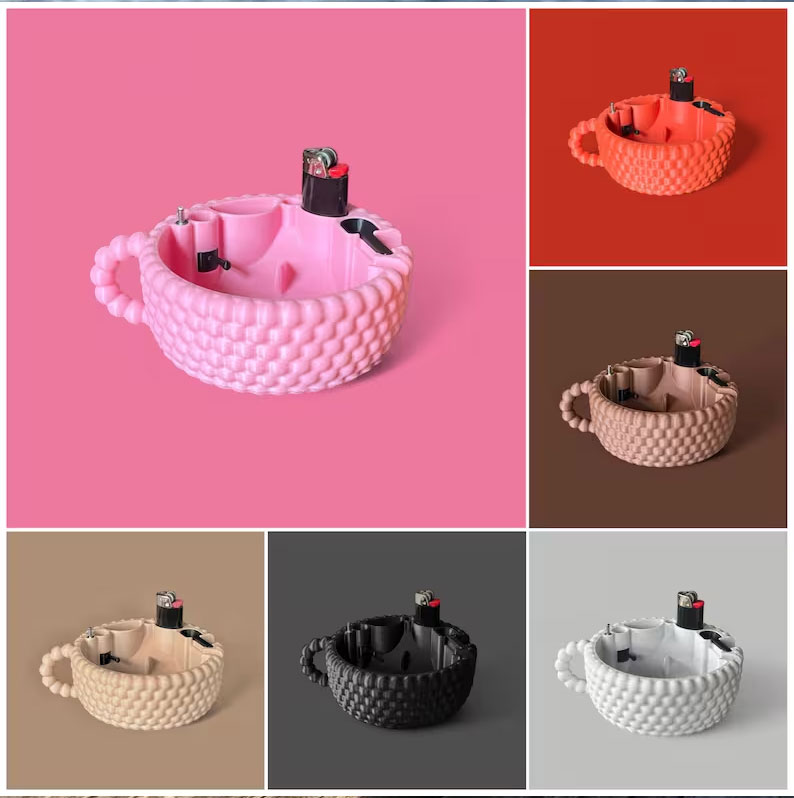 Multi-Function Smoking Ashtray