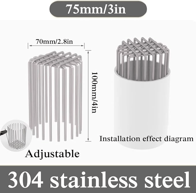 🔥 2026 Spring Garden Special: 49% OFF🛠️ Round Roof & Floor Drain Cover – Stainless Steel, Anti-Clog, Weatherproof