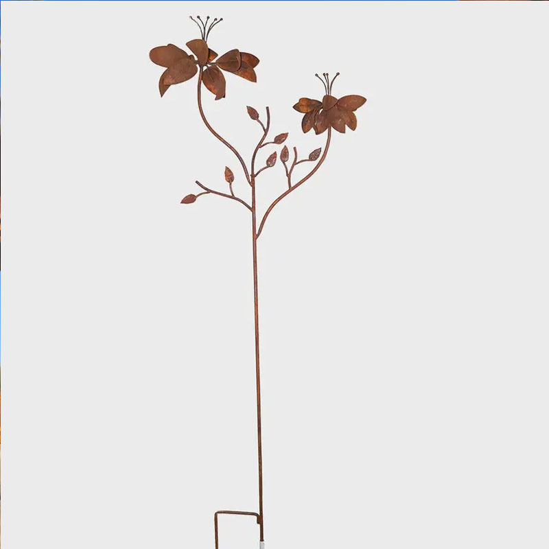 Rustic Flower Garden Wind Spinner