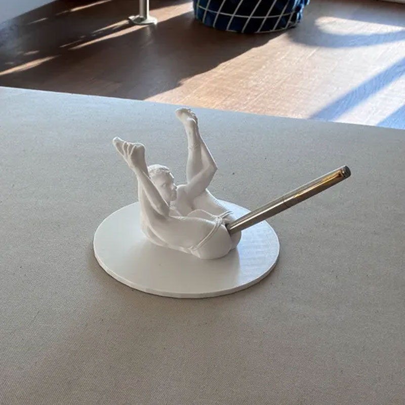 Funny Muscle Man Pen Holder