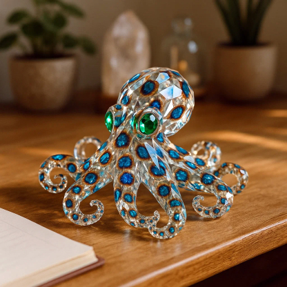 Blue-ringed octopus figurine