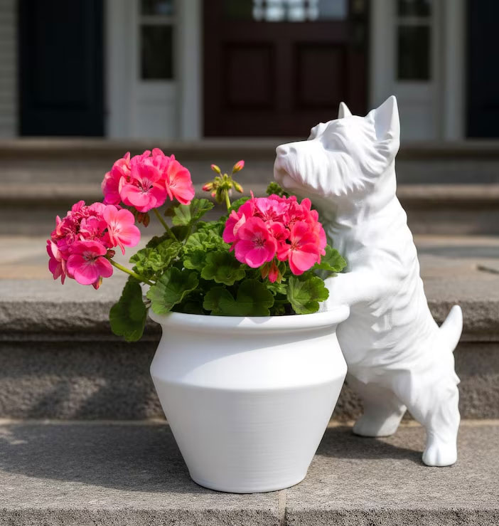 🐶🐶Westie Dog Planter Pot
