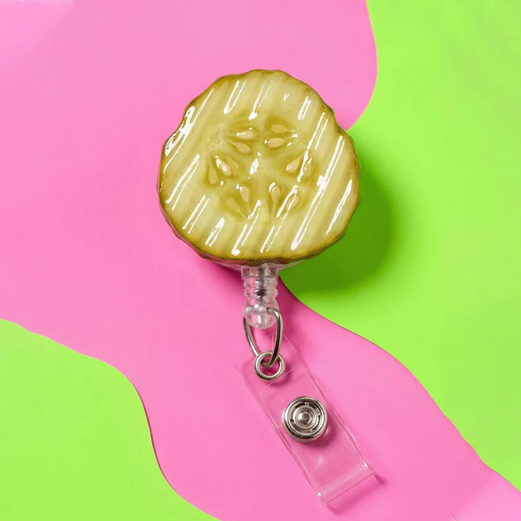 😄Funny Pickle Badge Reel🥒🥒