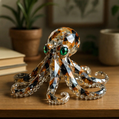 Blue-ringed octopus figurine