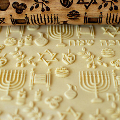 Happy Hanukkah Rolling Pin