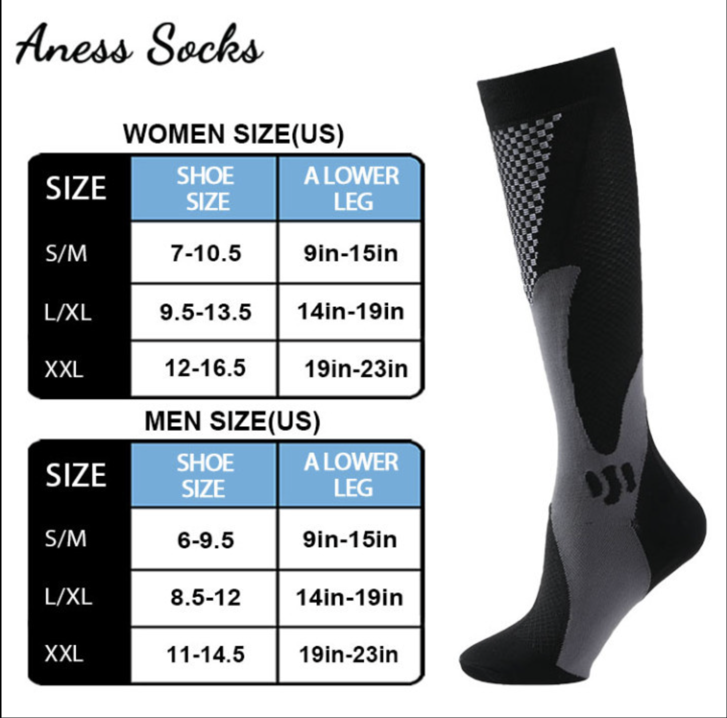 ComfyCalf Compression Socks SIZE
