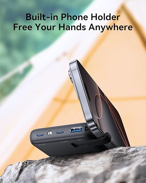 INIU Power Bank, Slimmest 10000mAh 45W PD Fast Charging Portable Charger, USB C in&Out Mini Battery Pack, Travel Essentials Phone Powerbank for iPhone 16 15 Samsung S25 S24 Google Pixel iPad etc