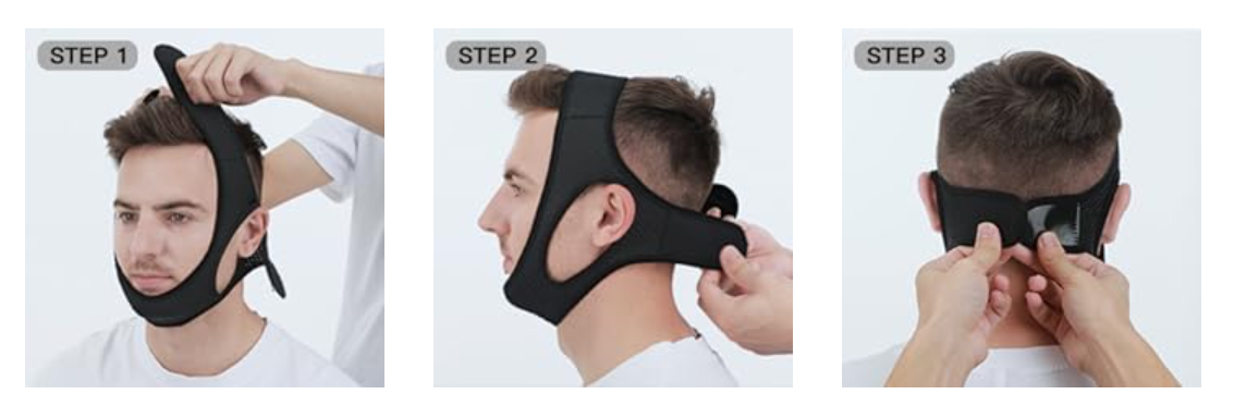 Comfortable Anti Snoring Chin Strap by Gfouk US