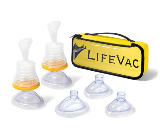 Lifevac Anti-Choking Device Adult and Child Non-Invasive Choking First Aid - LifeVac Choking Rescue Device for Adults & Children