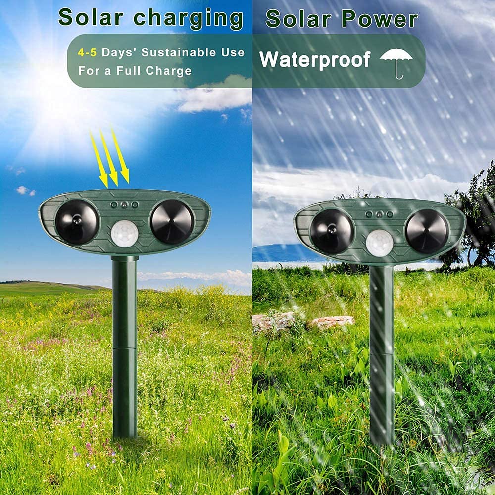 Solar Powered Ultrasonic Repeller