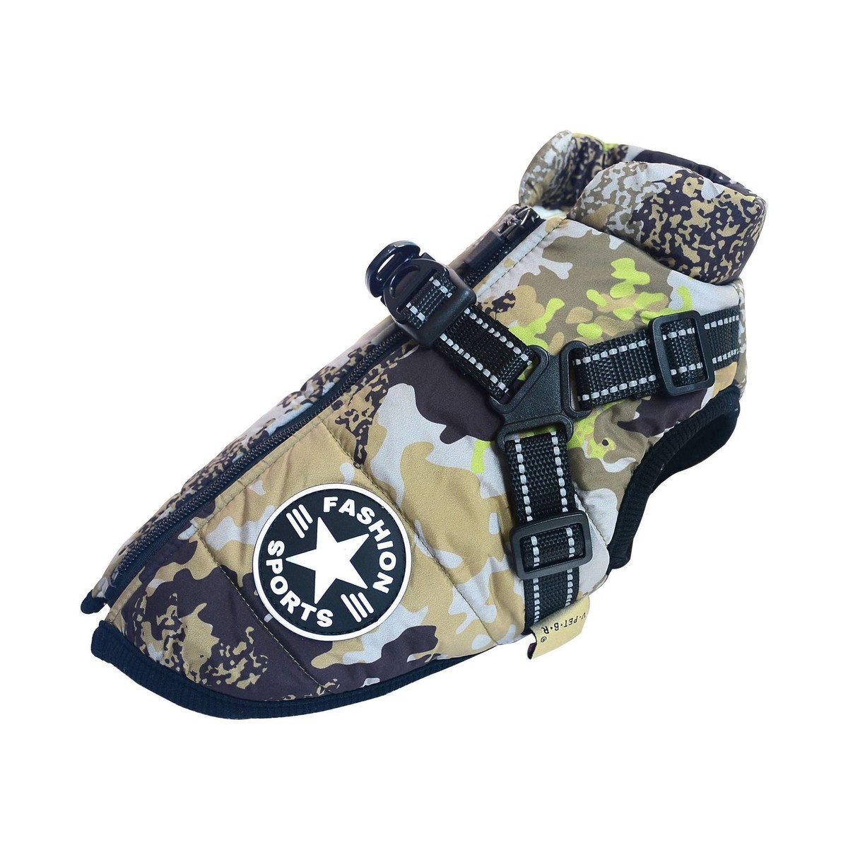 Waterproof Winter Dog Jacket with Integrated Harness - Keep Your Pet Warm and Secure