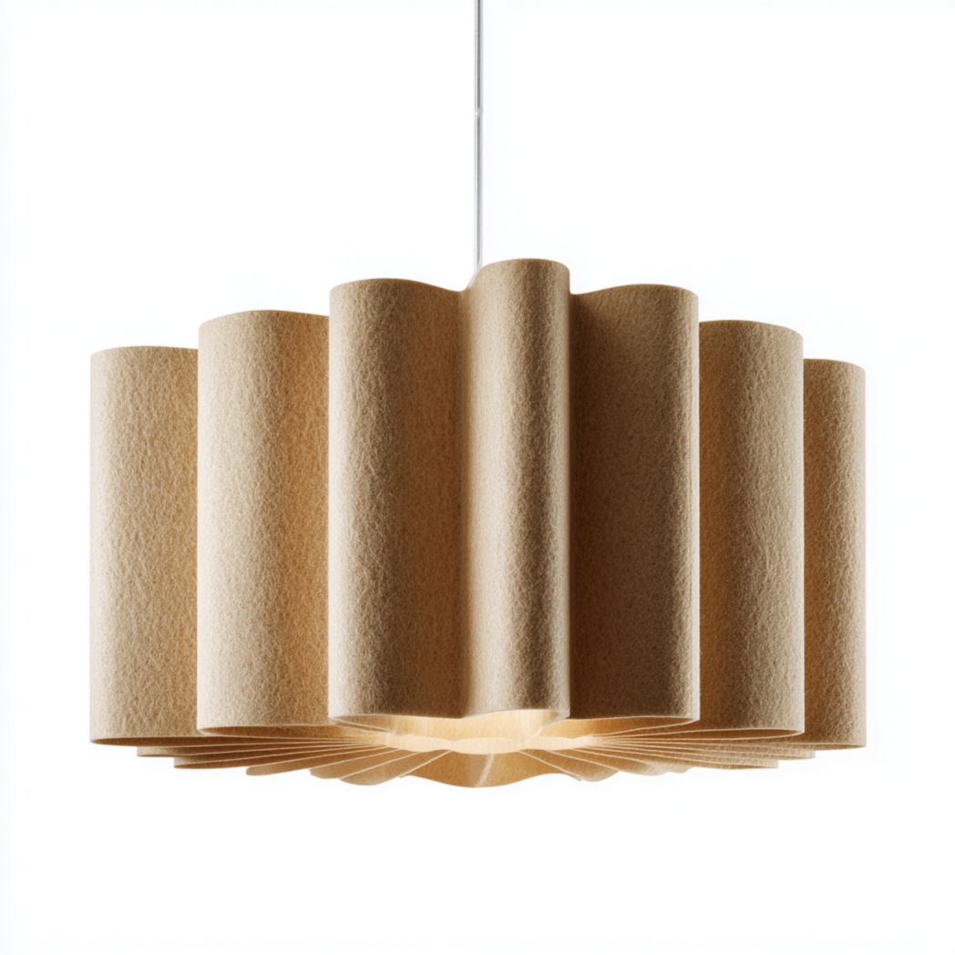 Suspension en feutre synthétique avec structure interne en acier-Crean Furniture