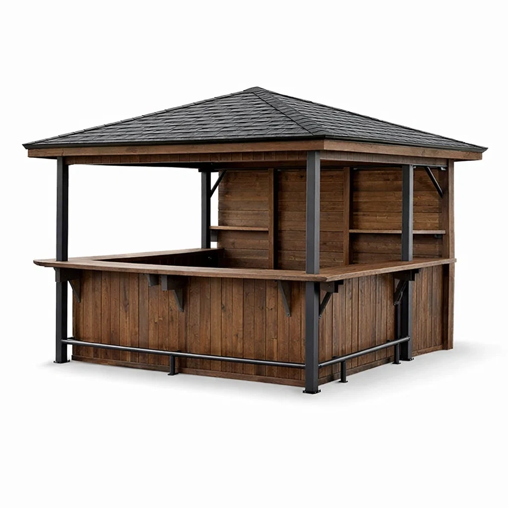 Aménagement d'espace extérieur,Kiosque bar de jardin - Zen Spacezz