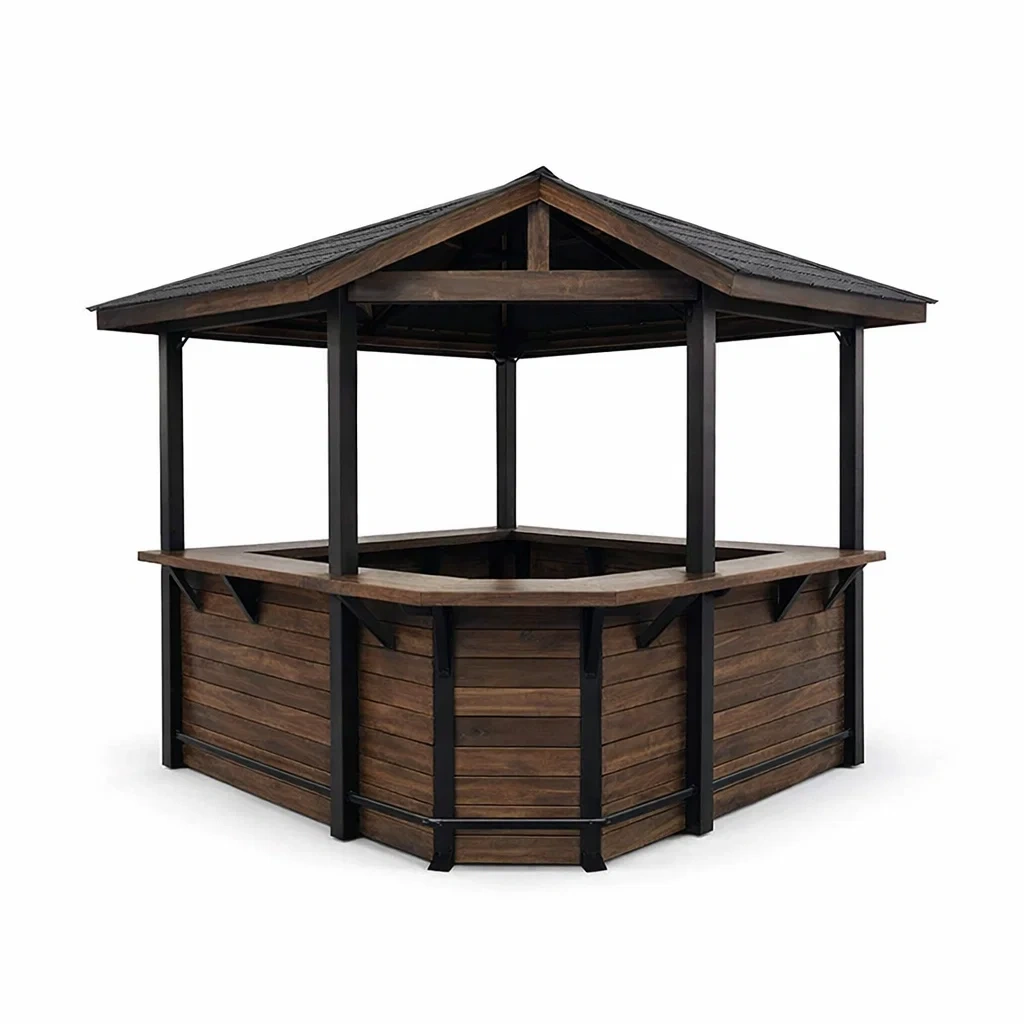 Aménagement d'espace extérieur,Kiosque bar de jardin - Zen Spacezz