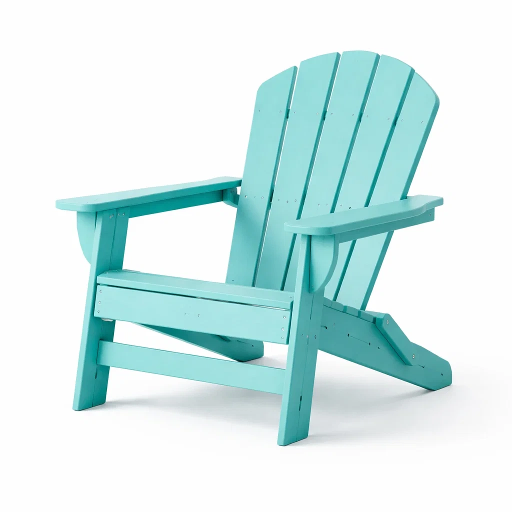 Chaise adirondack en bois bleu aqua-Pure Spacez