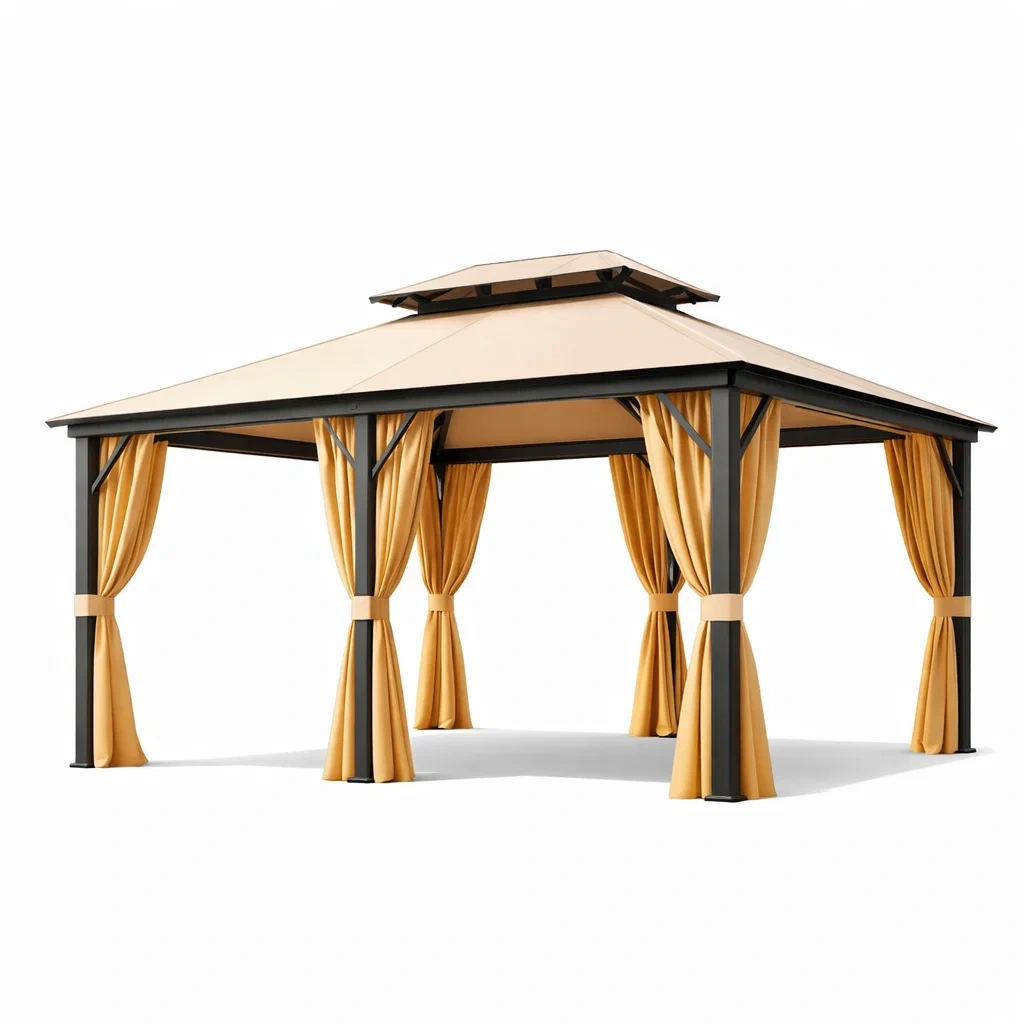 Pavillon de jardin en acier et polyester-Pure Spacez