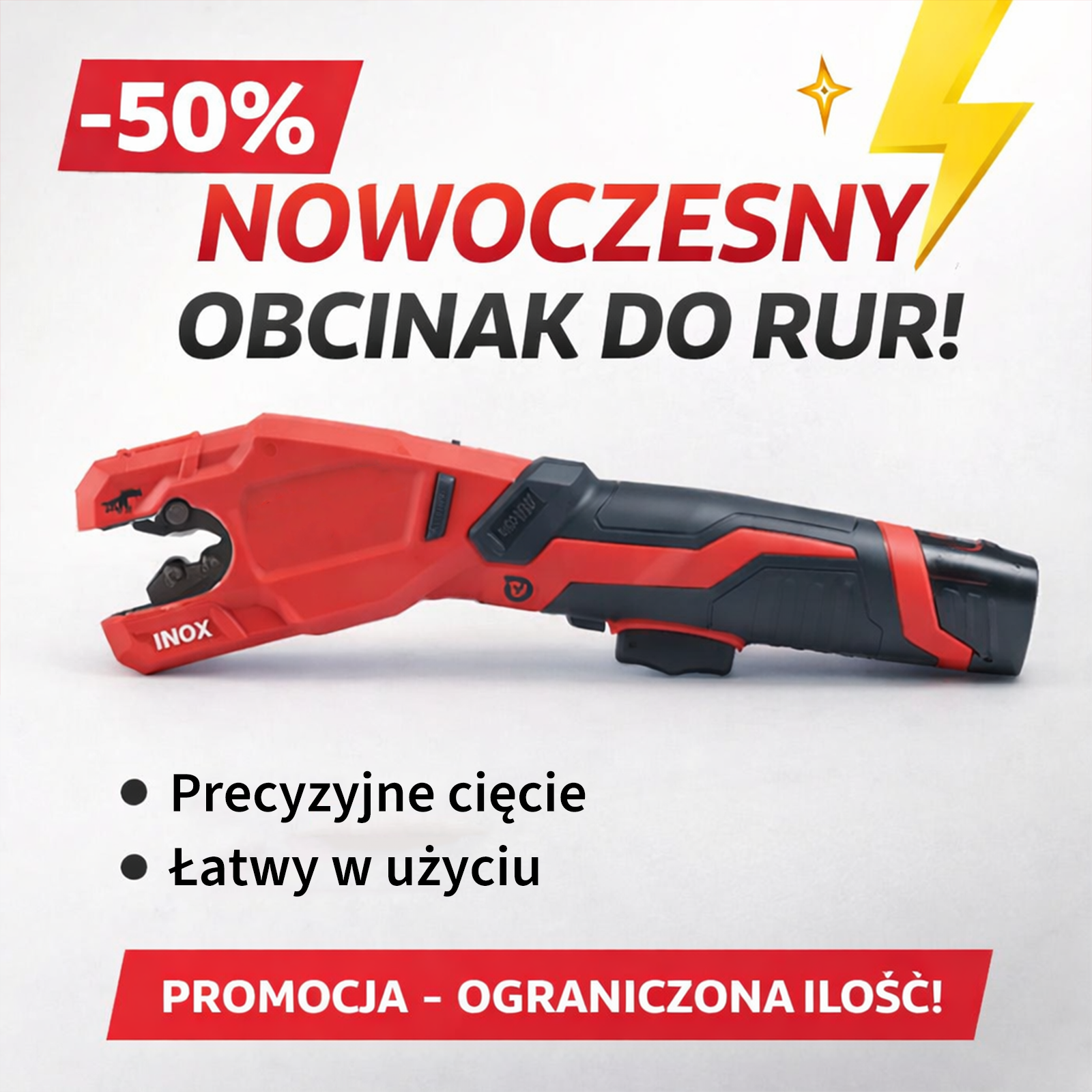 Obcinak do rur ze stali nierdzewnej M12™ RAPTOR