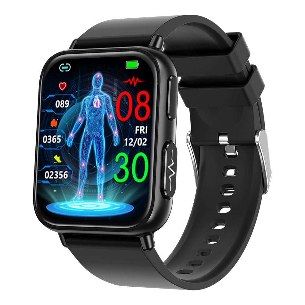 Beste FITVII® GT5 Pro Max Blutdruckmessung Smartwatch mit Blutzucker EKG Herzfrequenz + Anrufe Gesundheits- und Fitness-Tracker 2026