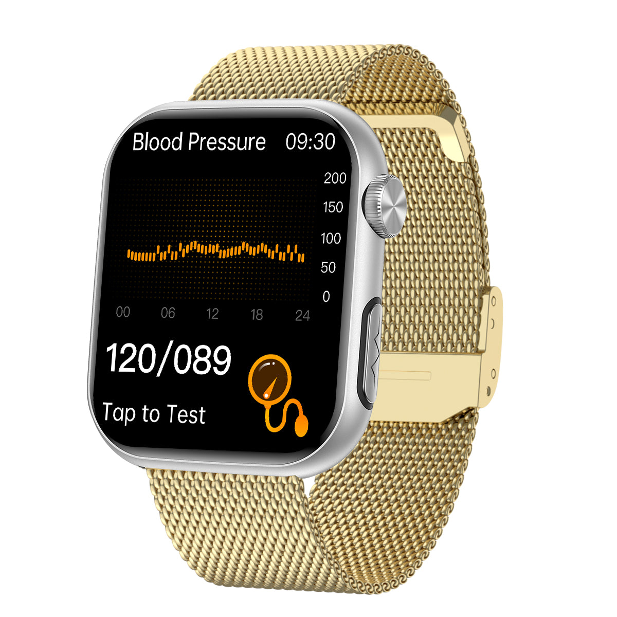 Beste FITVII® GT5 Pro Max Blutdruckmessung Smartwatch mit Blutzucker EKG Herzfrequenz + Anrufe Gesundheits- und Fitness-Tracker 2026