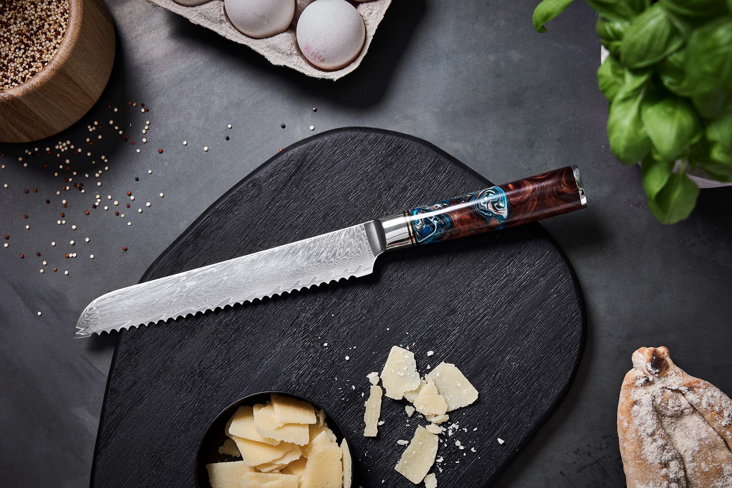 Sodalite Line-Brotmesser