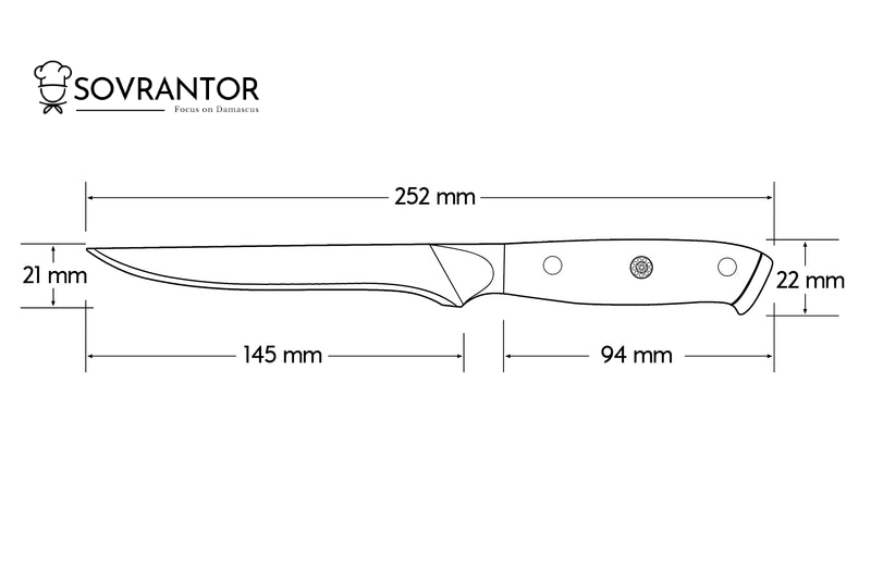 Gold&Ash Line-Filetiermesser