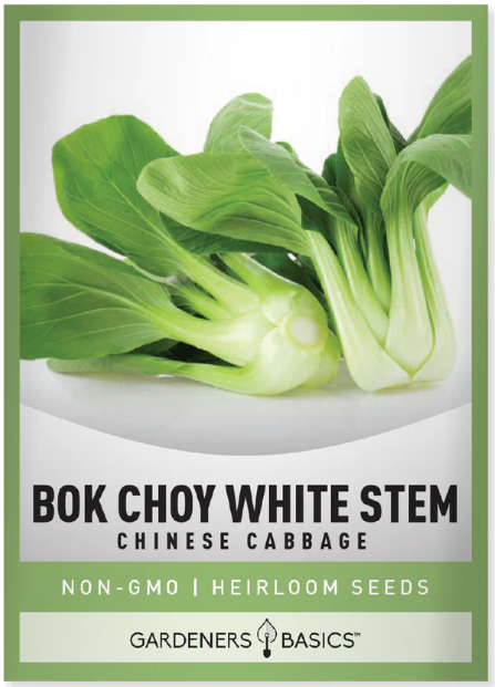Bok Choy White Stem Chinese Cabbage Seeds
