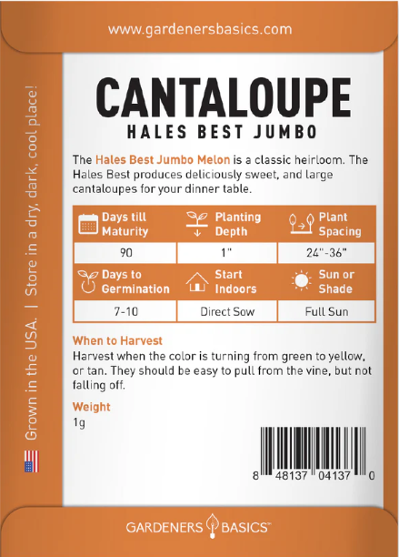 Hales Best Jumbo Cantaloupe Seeds