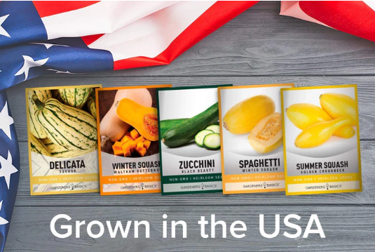 Heirloom Squash Seeds | 5 Variety Pack