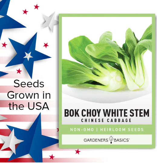 Bok Choy White Stem Chinese Cabbage Seeds