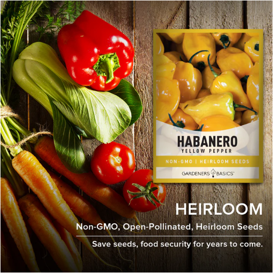 Yellow Habanero Pepper Seeds
