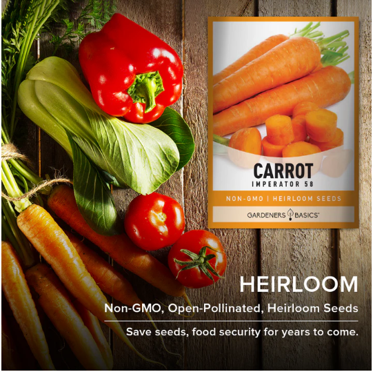 Imperator 58 Carrot Seeds