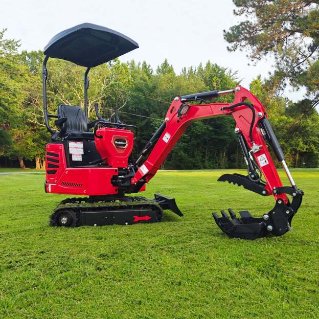 Mini Compact Excavator HONDA GX390 Engine, 65.7” Max. Digging Depth, 2280 LBS Operating Weight, MEC10