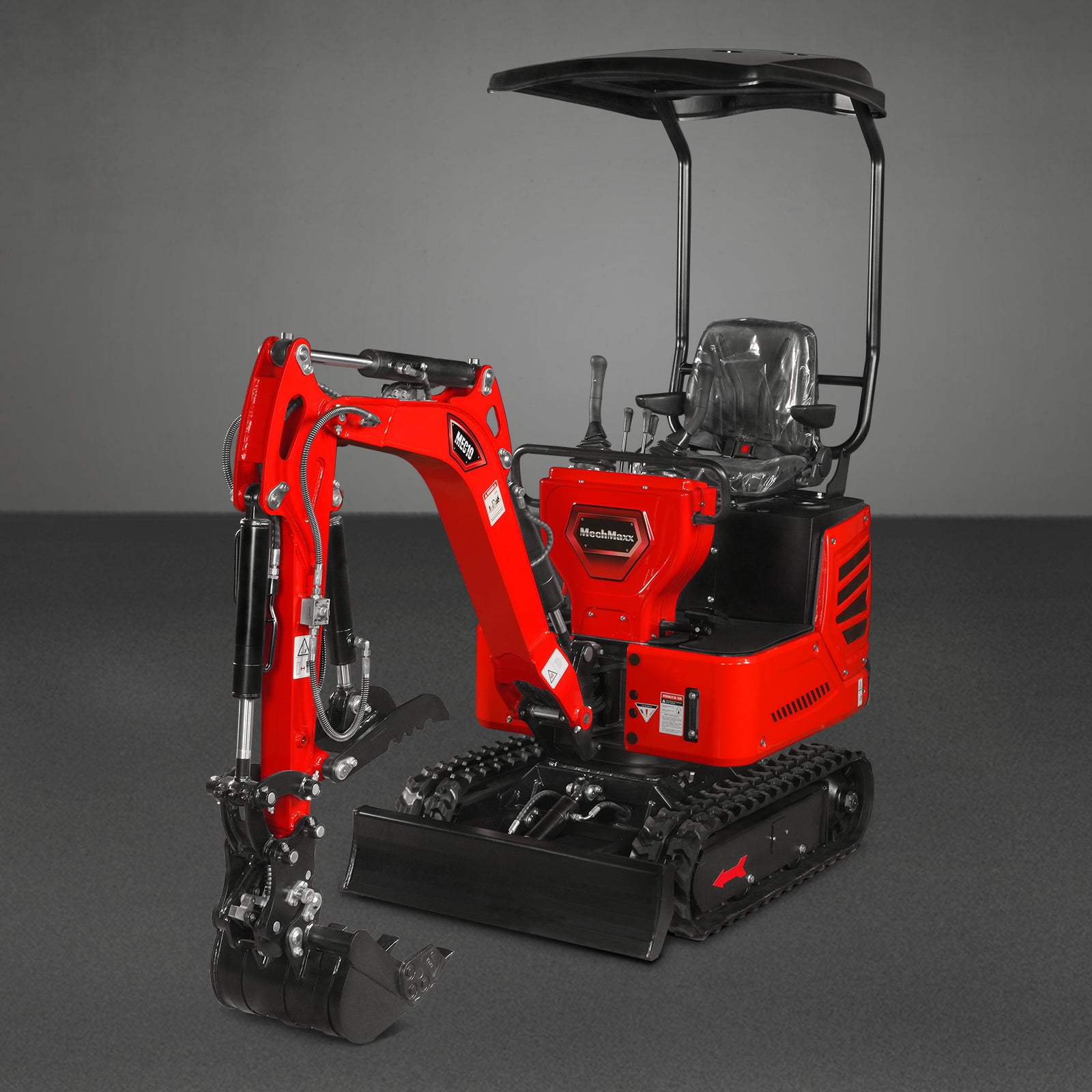Mini Compact Excavator HONDA GX390 Engine, 65.7” Max. Digging Depth, 2280 LBS Operating Weight, MEC10