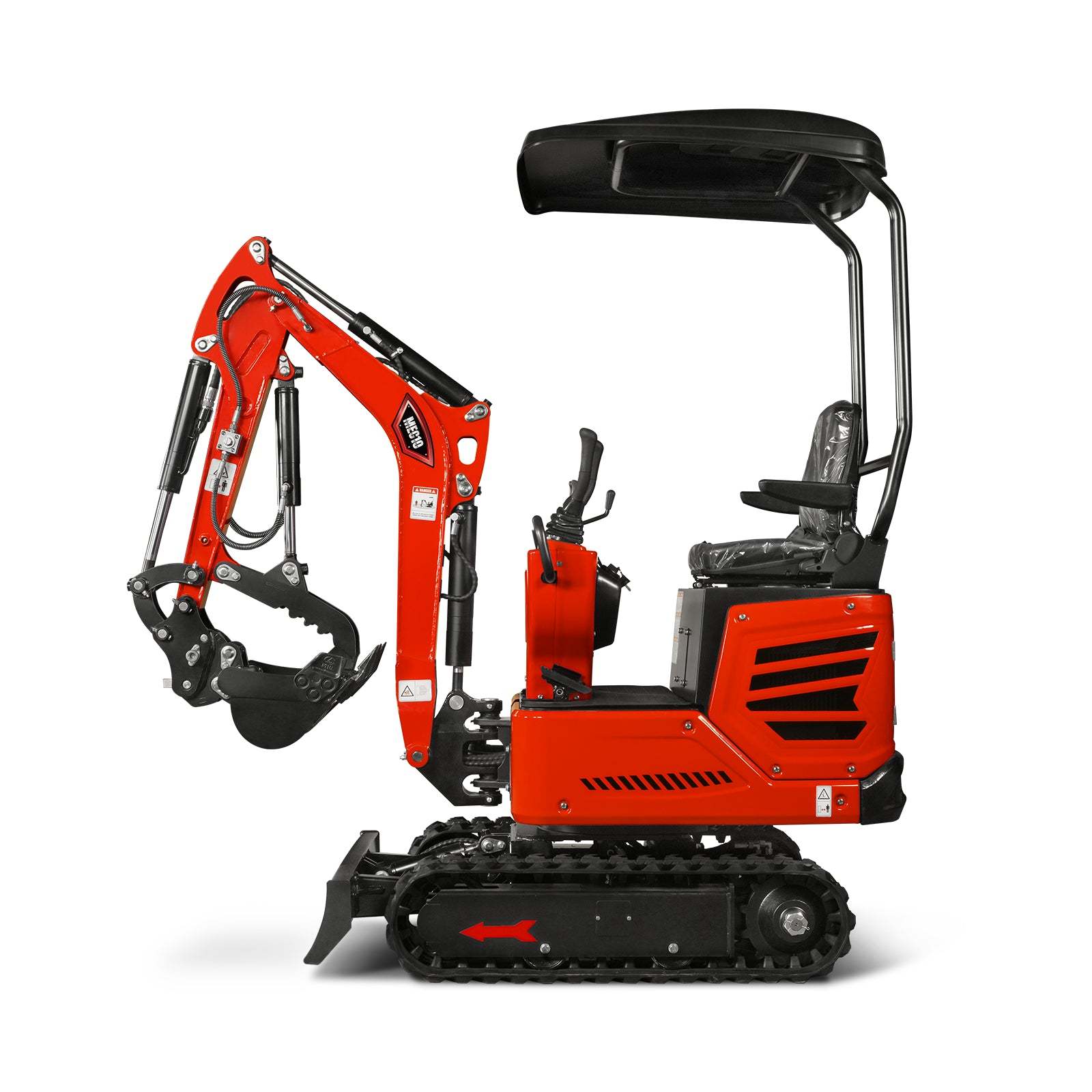 Mini Compact Excavator HONDA GX390 Engine, 65.7” Max. Digging Depth, 2280 LBS Operating Weight, MEC10
