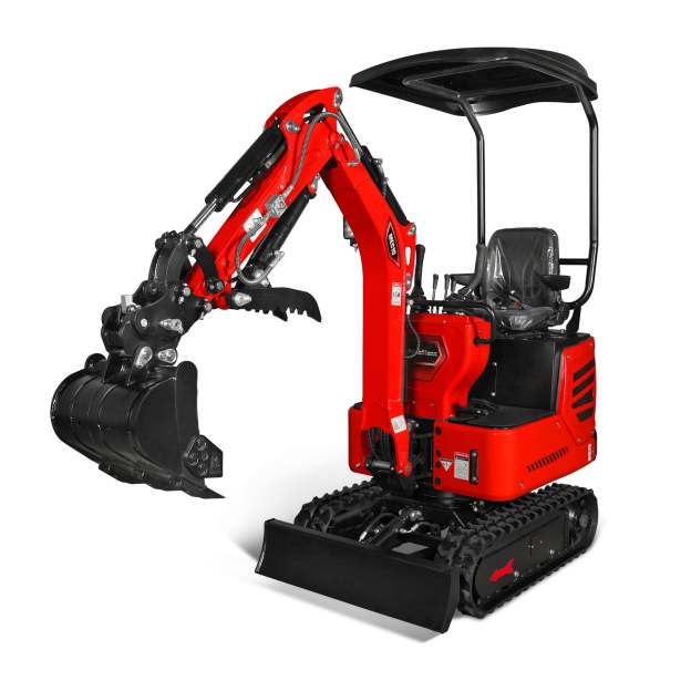 Mini Compact Excavator HONDA GX390 Engine, 65.7” Max. Digging Depth, 2280 LBS Operating Weight, MEC10