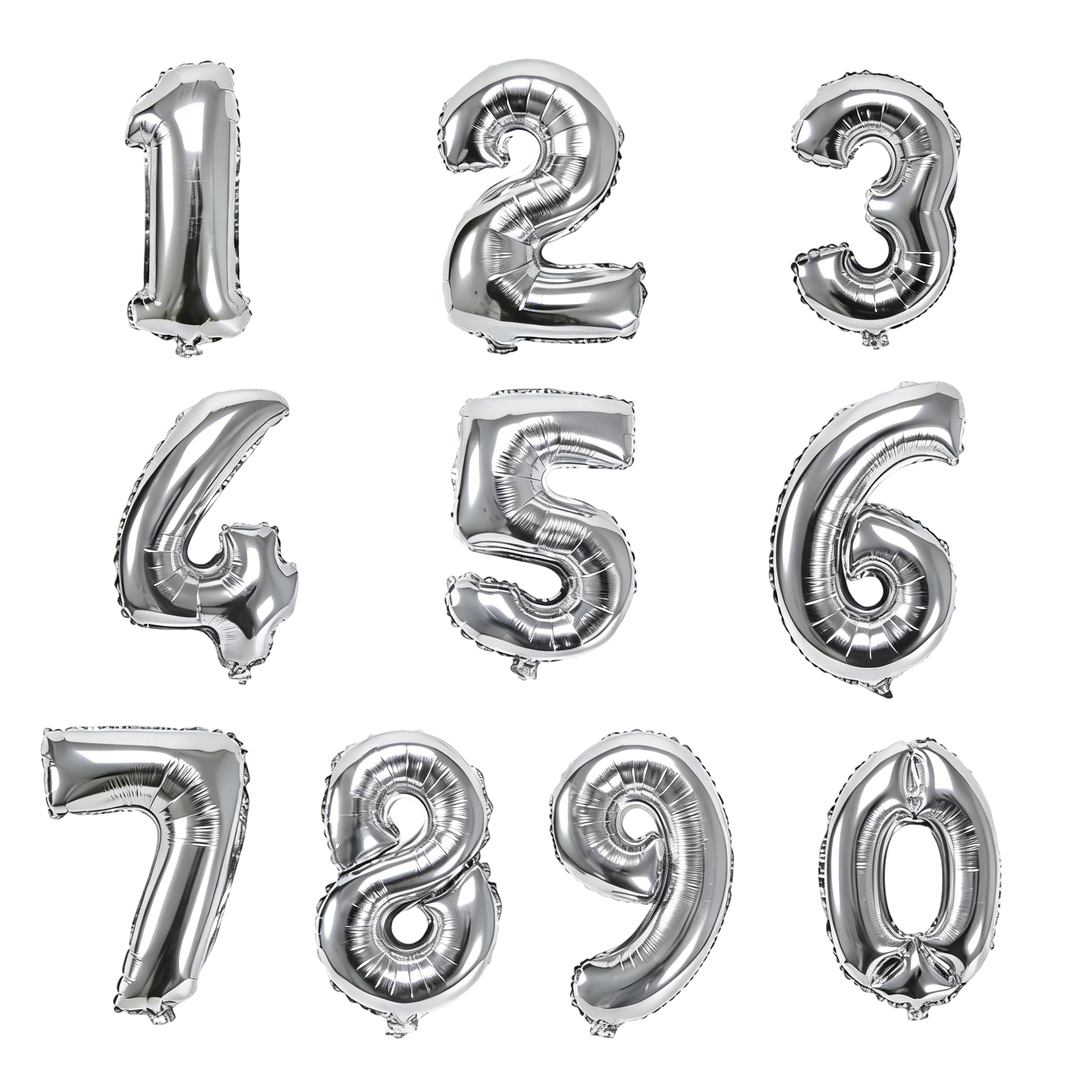 Metallic Foil Number Balloons-Birthday, Wedding & Festival Decoration Supplies