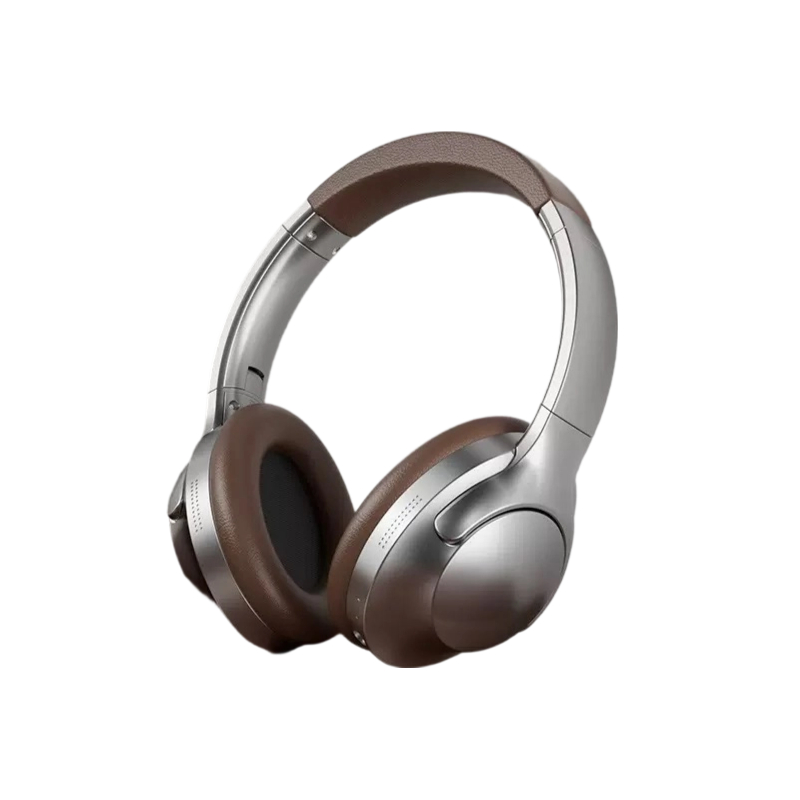 Retro Over-Ear Wireless Headphones with Metal Frame