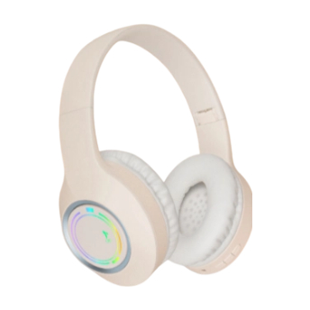RGB Light-Up Over-Ear Wireless Headphones with Foldable Design